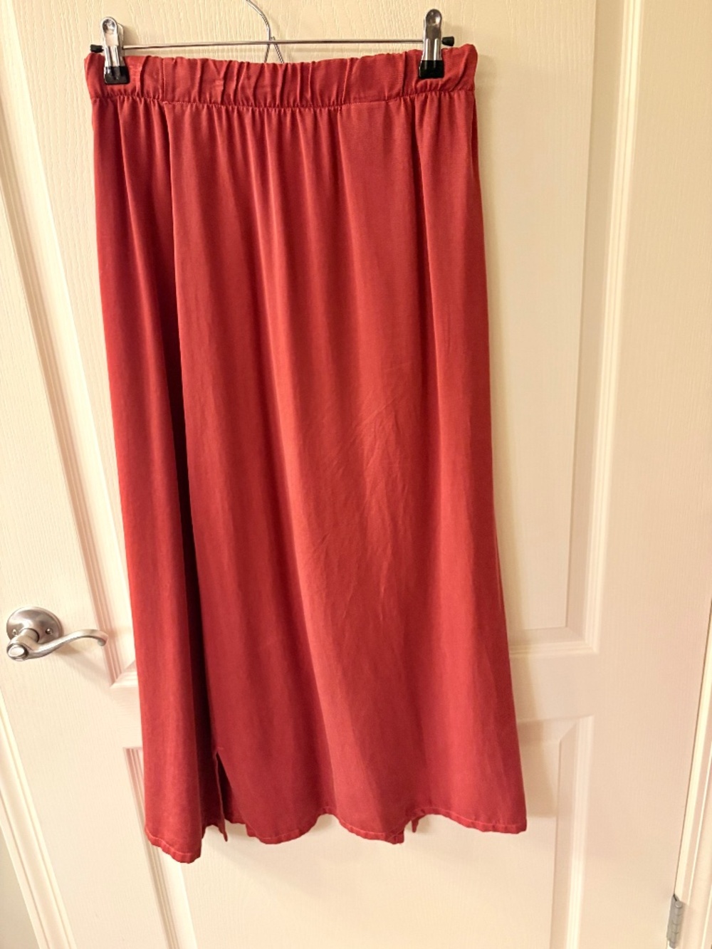 Maxi skirt silk